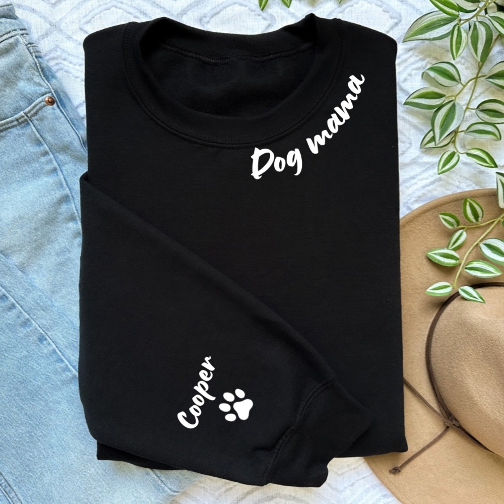 Custom Dog Mama with Dog Names Sweatshirt